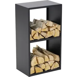 Magnus Kaminholzregal R155 Metall 45 x 30 x 80 cm Schwarz