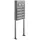 AL Briefkastensysteme 5 Fächer Premium Edelstahl Stand Briefkasten Anlage mit Klingeln, Post A4, modern, robust, wetterfest, Artikelnummer: 132V5S1KS