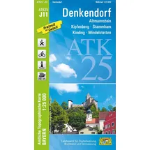 LDBV Bayern ATK25-J11 Denkendorf (Amtliche Topographische Karte 1:25000): Altmannstein, Kinding, Kipfenberg, Stammham, Mindelstetten, Fränkische Alb, Köschinger ... Amtliche Topographische Karte 1:25000 Bayern)
