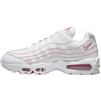 Nike Air Max 95 OG Herrenschuhe (IB7936-100, White/University Red/White), 45 EU - 44.5 EU