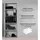 mokebo Mehrzweckschrank Grau, 4 Fächer, 60x180x34 cm, Waschküche, Mehrzweckschränke