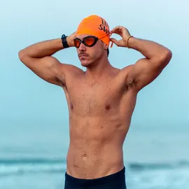 Buddyswim Ozean Schwimmbrille Schwarz-Orange/Orange One Size