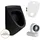 HGMBAD Urinal Onyx (Komplettset)