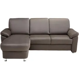 belluti Ecksofa Stoff 5-Sitzer Dunkelgrau