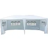 VCM Pavillon weiß Metall B/H/L: ca. 600x197x300 cm - weiß