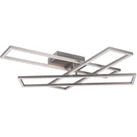 Trio Reality LED-Deckenleuchte Corso 1-flammig Nickel Matt 66 cm