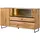 MASSIVMOEBEL24.DE Sideboard 160 x 87 x 43 cm Wildeiche geölt / Beige