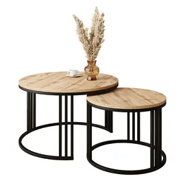 lookway LORI LOFT Braun Eiche 70 x 48 cm
