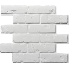 Decosa Wandpaneel Creativstein Brick Weiß 1 St. 59,5 x 50 cm