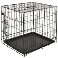Kerbl Gittertransportbox 63 x 48 x 57 cm Schwarz