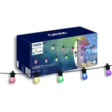 Calex LED-Lichterkette Vibey, Länge 10 m, Remote, RGBIC, CCT