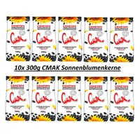 10x 300g Cmak Sonnenblumenkerne geröstet Semechki gesalzen Семечки Солёные