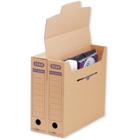 Elba Archivbox tric System 100421087 für DIN A4 naturbraun