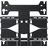Samsung WMN-B16FB/XC TV-Wandhalter Schwarz