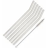 Westmark Trinkhalme gebogen 6 St. Transparent