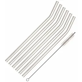 Westmark Trinkhalme gebogen 6 St. Transparent