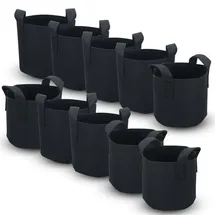 Intirilife Pflanzsack Vliesstoff 40 x 30 cm 10er Set