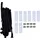 vidaXL Dock Rad Silber