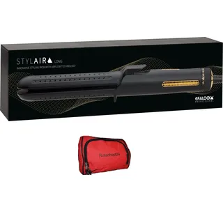 Rotschopf24 Efalock Stylair Long Glätteisen, Haarglätter + Tasche für Zubehör. 58 Watt. 140-220 Grad. Keramikbeschichtet + gefedert. Automatische Abschaltung. Friseurexclusiv!