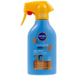 Nivea  Sonnenschutz Sonnenspray Schützt und Bräunt SPF20 - 270ml  in, ml