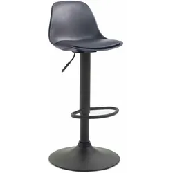 CLP Barhocker Kiel Kunststoff schwarz/schwarz