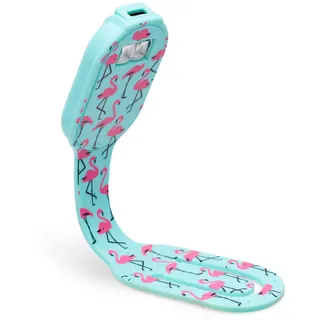 Bookchair Flexilight RC (Flamingo) - wiederaufladbares Leselicht - 2 in 1 Leselampe & Lesezeichen - LED Leselicht - Geschenk für Leser, Buchliebhaber - Deutsche Ausgabe