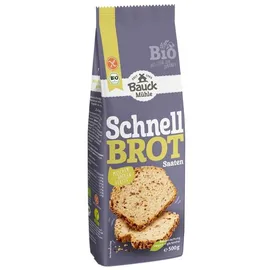 Bauckhof Schnellbrot mit Saaten glutenfrei bio