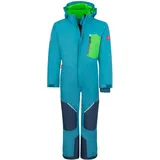 TROLLKIDS Isfjord Schneeanzug Türkis/Blau 104