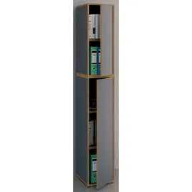VCM Salia Aktenschrank 30 x 183 x 33 schwarz