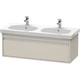 Duravit Waschtischunterschrank 1 Auszug 115 x 41 x 45,5 cm Taupe Matt