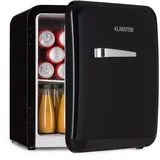 Audrey Mini Retro-Kühlschrank 48l 2 Ebenen Schwarz 48 Liter