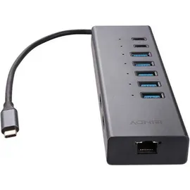 Lindy DST-Mini Duo, USB C Laptop Mini Dockingstation 2x 4K HDMI