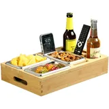 KESPER Couchbar, Bambus FSC, 39,8x26x7,5cm, braun, Bambus