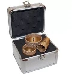 Diamant-Trockenbohrkronen Set Gold Art. 56203