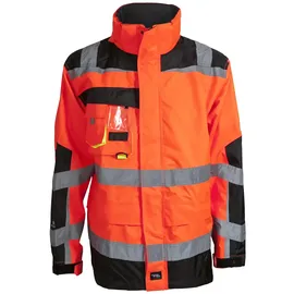 ELKA Visible Xtreme Warnschutz Parka 086004r Orange/black Gr. 5XL