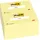 3M Post-it Notes Haftnotizen, 102 x 76 mm, gelb 100 Blatt-Block (657)