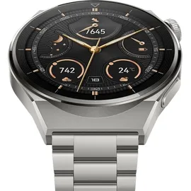 Huawei Watch GT 3 Pro 46 mm titangrau Edelstahlarmband grau