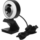 Annadue Webcam Full HD 2K Kamera 30 FPS für XP2/Vista/WIN7/8/10/OS X, Autofokus-USB-Webkamera