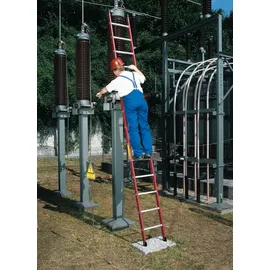 MUNK Sprossen-Anlegeleiter GFK/Alu 6 Sprossen