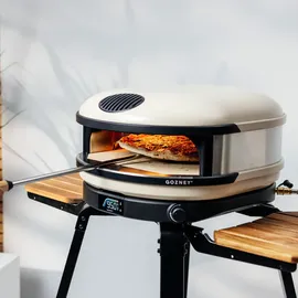 GOZNEY Pizzaofenständer 85 cm wetterbeständig schwarz