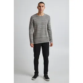 !Solid Rundhalspullover grau XL