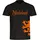 multifanshop Kinder T-Shirt - Niederlande - Löwe seitlich - Druck orange - Kind