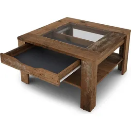 byLIVING Couchtisch RALPH, Breite 67 cm Old Wood (Altholz-Optik)/anthrazit