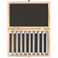 vidaXL Parallelunterlagen Metall 100 mm 18 Stk. grau