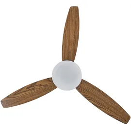 Beliani Deckenventilator mit Licht MLAVA