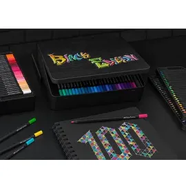 Faber-Castell Black Edition Buntstifte farbsortiert, 100 St.