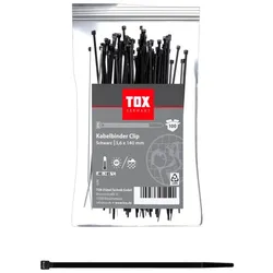 TOX 100 TOX Kabelbinder Clip schwarz 4049563054514 TOX 100 Stück