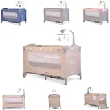 Cangaroo Reisebett Once upon a time, 2 Ebenen, Seiteneingang, Matratze, Mobile beige
