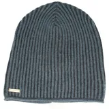Seeberger Strickmütze Beanie aus 100% Kaschmir blau