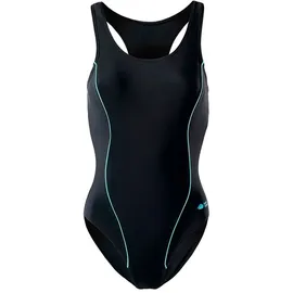 AQUAWAVE Abra Badeanzug - Black / Aqua Splash - M
